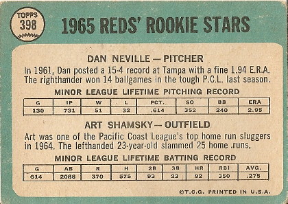 Reds Rookies (back) by you.
