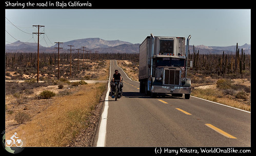 Sharing the road in Baja California por exposedplanet.