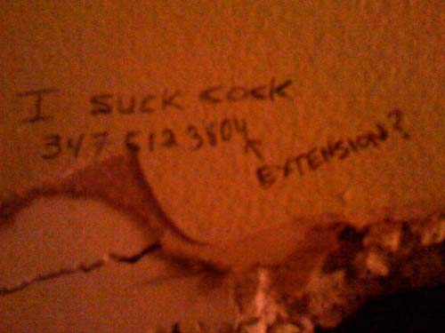 Bathroom graffiti post-Ruby