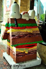 Hamburger house Snoopy