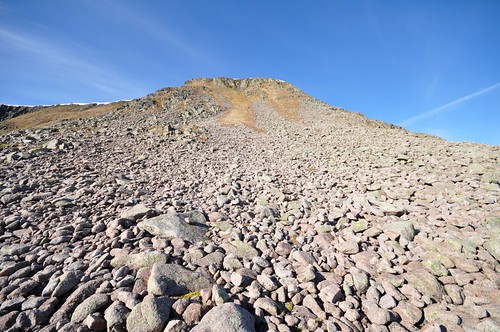 Route up from Garbh Choire