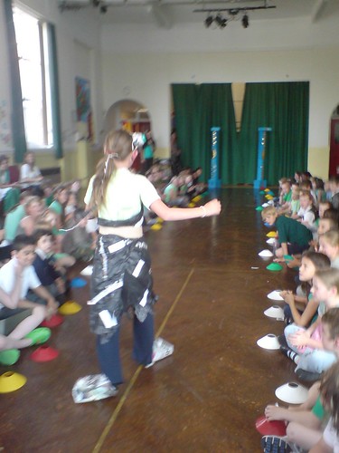 The school hold a eco fashion show last year