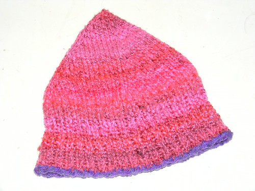 Pink pixie hat