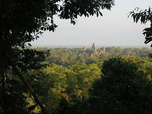 Avondzon op Angkor Wat