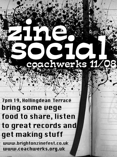 August Zine Social flyer