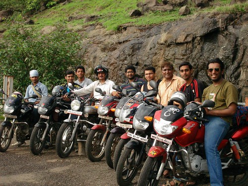 MRC bikers before Thamni
