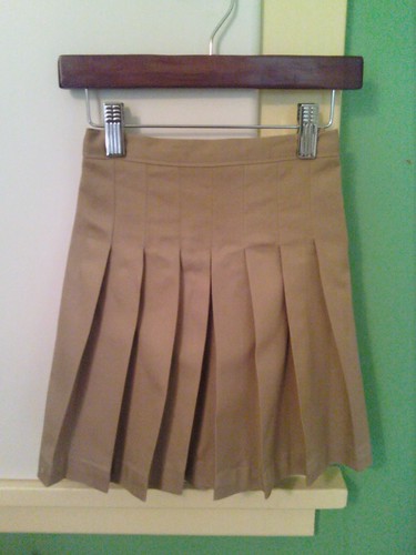 pleated skirt after starch