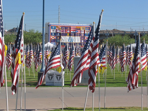 9/11 Flags at Tempe Beach Park