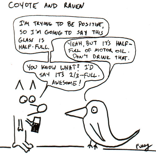366 Cartoons - 199 - Coyote and Raven