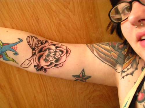 new rose tattoo outline