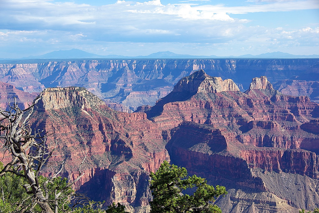 View from North Rim of the Grand Canyon, photo by flickr user Al_HikesAZ
