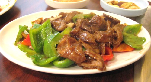 Pig Intestine with Sweet and Sour Sauce @ Feng Mao Mutton Kebab by you.