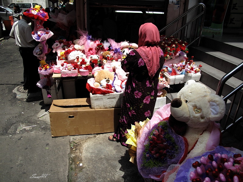 Flowers on Valentine Day @ KL, Malaysia