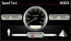 E71 's  3G speedtest with usb cable