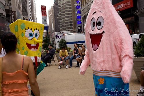 Spongebob in Times Square