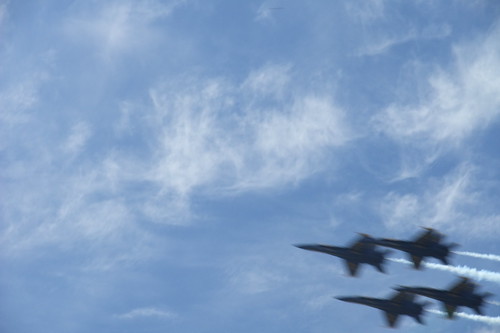 airshow from the park