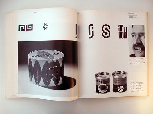 Designed by Siegfried Odermatt this book features a spread on every member of the VSG (association of Swiss graphic artists). It features many of the great names in Swiss modernist design: MÃ¼ller-Broockmann, Fridolin MÃ¼ller, Nelly Rudin, Max Schmid, Siegfried Odermatt, Hans Neuburg, Richard Paul Lohse. It even lists their addresses.