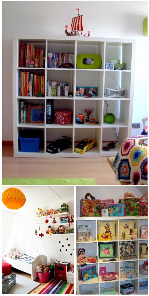 shelves for kids rooms. in an array of kids rooms!