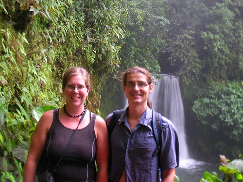 Steven and Darusha at Waterfall