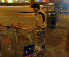 The guy that ties Sainsbury's trolleys up in knots in Redhill