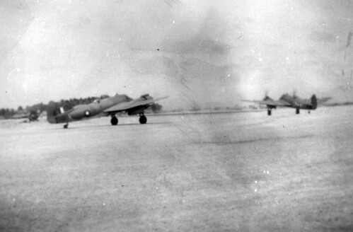 Warbird picture - RAAF Bristol Beaufighters taking off