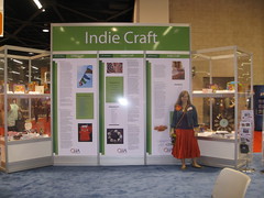 Me in the Indie Craft Booth at CHA