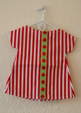 Circus Stripes - A Dress for Plain Jane Dolls