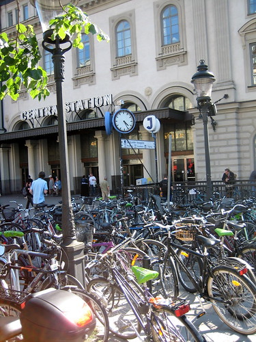 Stockholm Bike Parking at Central Station