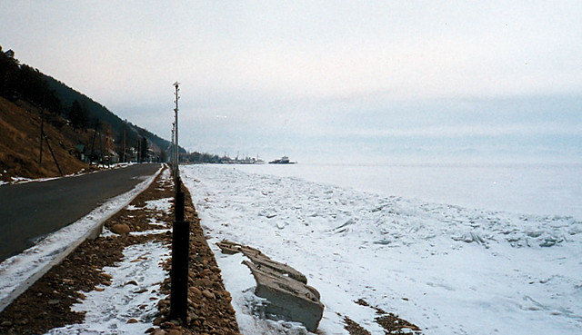 Siberia 1990: Lake Baikal At Listvyanka.