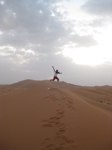 Jumping over the Sahara Desert