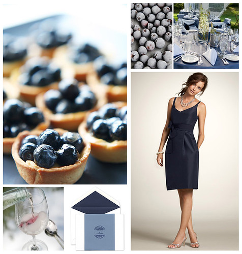 Try a palette of silver and navy blue for a classy affair that is sure to