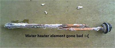 bad water heater element