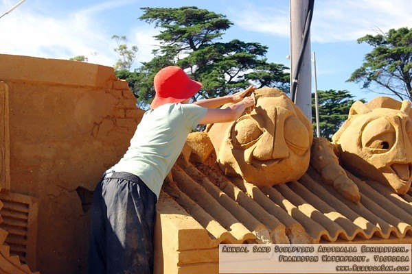 Annual Sand Sculpting Australia exhibition, Frankston waterfront-31