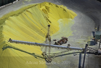 "Aerial Photo" "Sulfur Processing Plant" "Port of Stockton" 