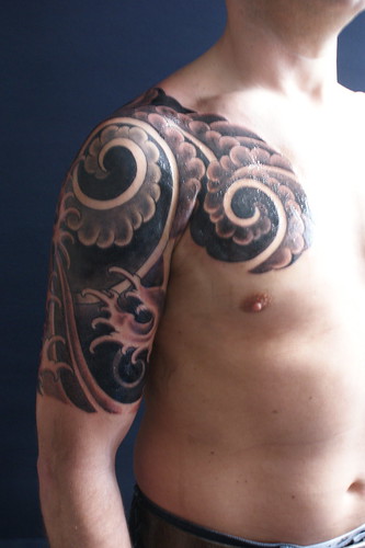  looks on the body with the final tattoo! Tags: japanese background