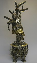 a. Reliquary of St Sebastian before conservation, M.27-2001. Photograph by Gates Sofer.