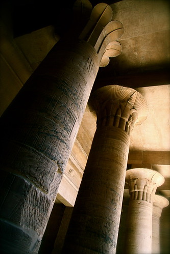Columns At Philae, Egypt