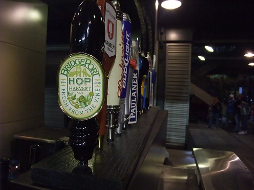 Bridgeports fresh hop beer on tap at Safeco Field for the Mariners Oktoberfest. Hell yeah. 