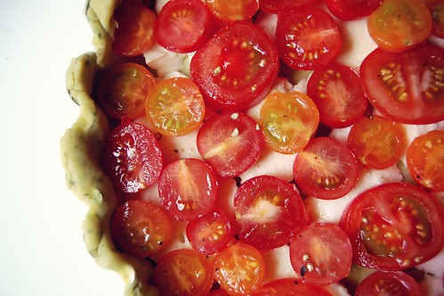 tomato mozzarella tart 2