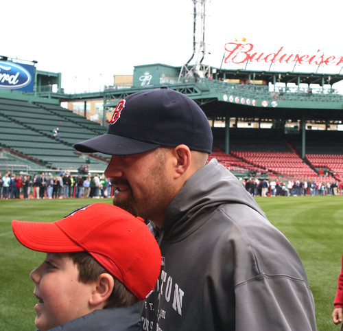Kevin Youkilis with a fan by you.