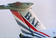 BAF British Air Ferries BAC 111-201AC  G-OCNW GRO 05/08/1992