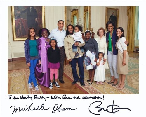 Marleys and the Obamas at the White House!
