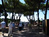 Saville Gardens overlooking Rome