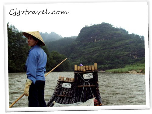 Bamboo raft Wuyishan