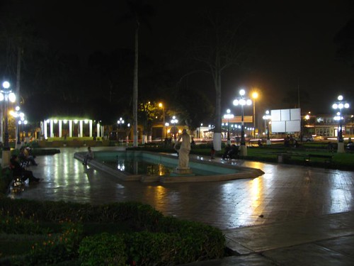 parque central at night