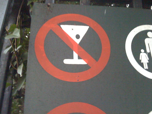 Martinis are not allowed at the Saint Vartan's playground, but they don't say anything about 40s
