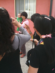 Nina mobbed by Chinese tourists