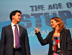 Ed Miliband and Franny Armstrong