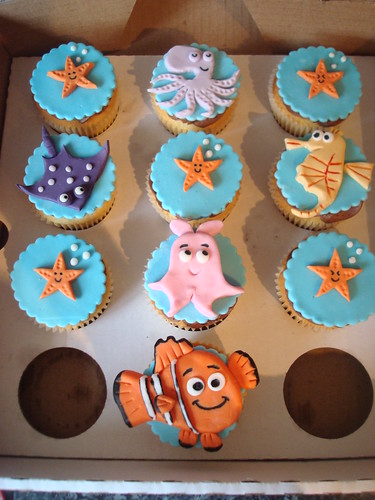 Nemo themed cupcakes