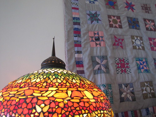 lamp and quilt